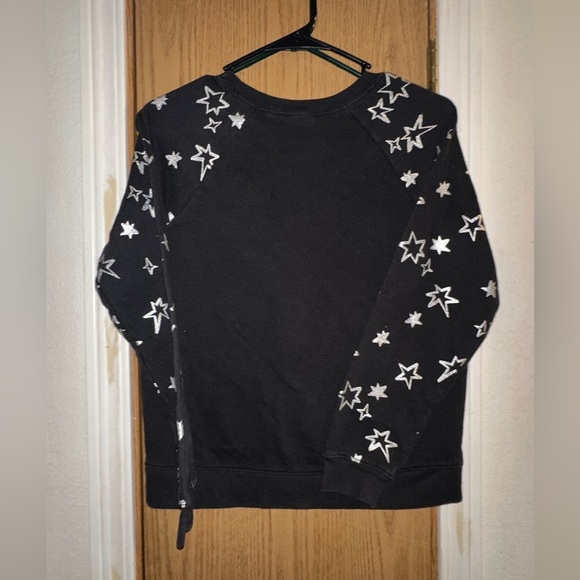 Euc black sweater with silver shimmer starz sz xxL - Picture 5 of 7